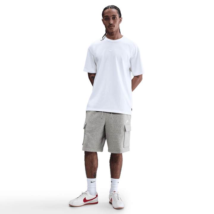 Nike Club Men's Fleece Cargo Shorts 'Dark Grey Heather'