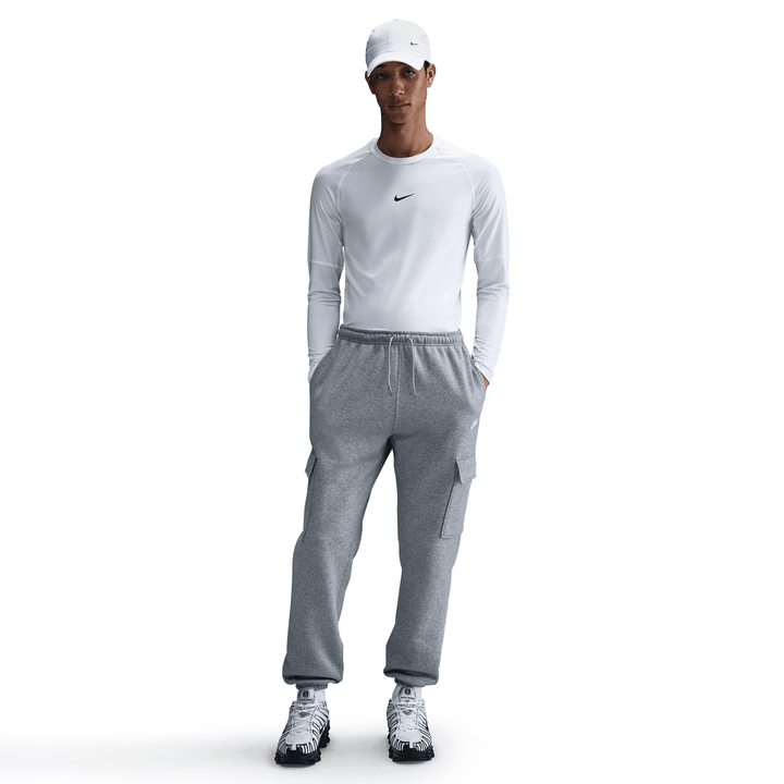 Nike Club Fleece Cargo Pants 'Dark Grey Heather'