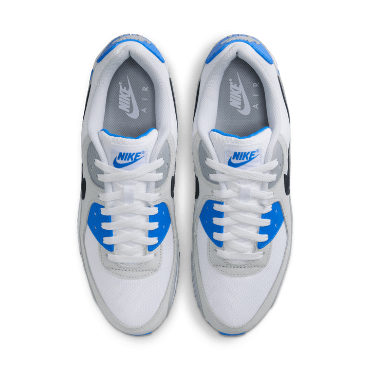 Blue and white nike air max 90 shop