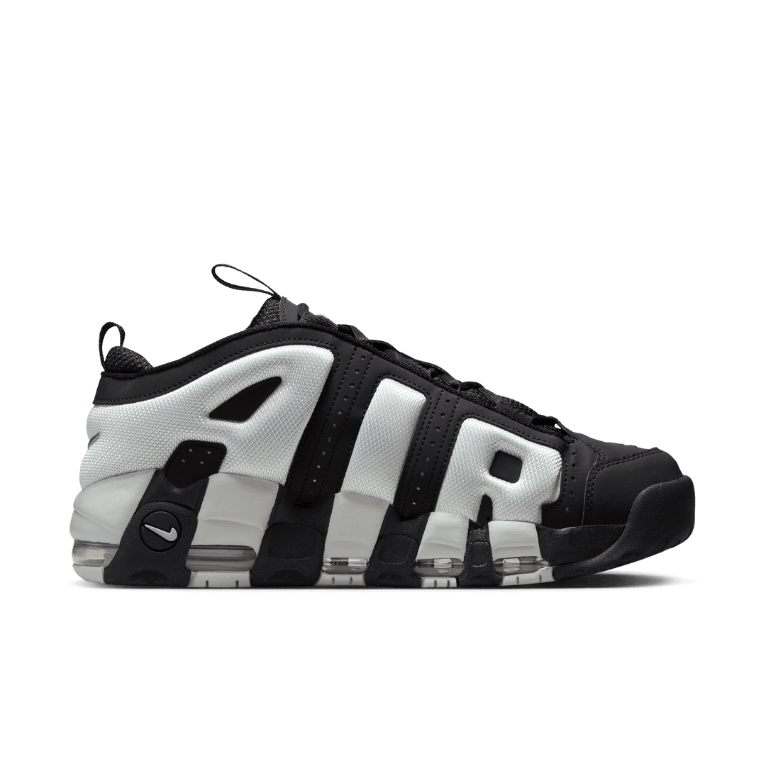 Nike Air More Uptempo Low 'Black/Metallic Silver Nike Air More Uptempo Low 'Black/Metallic Silver
