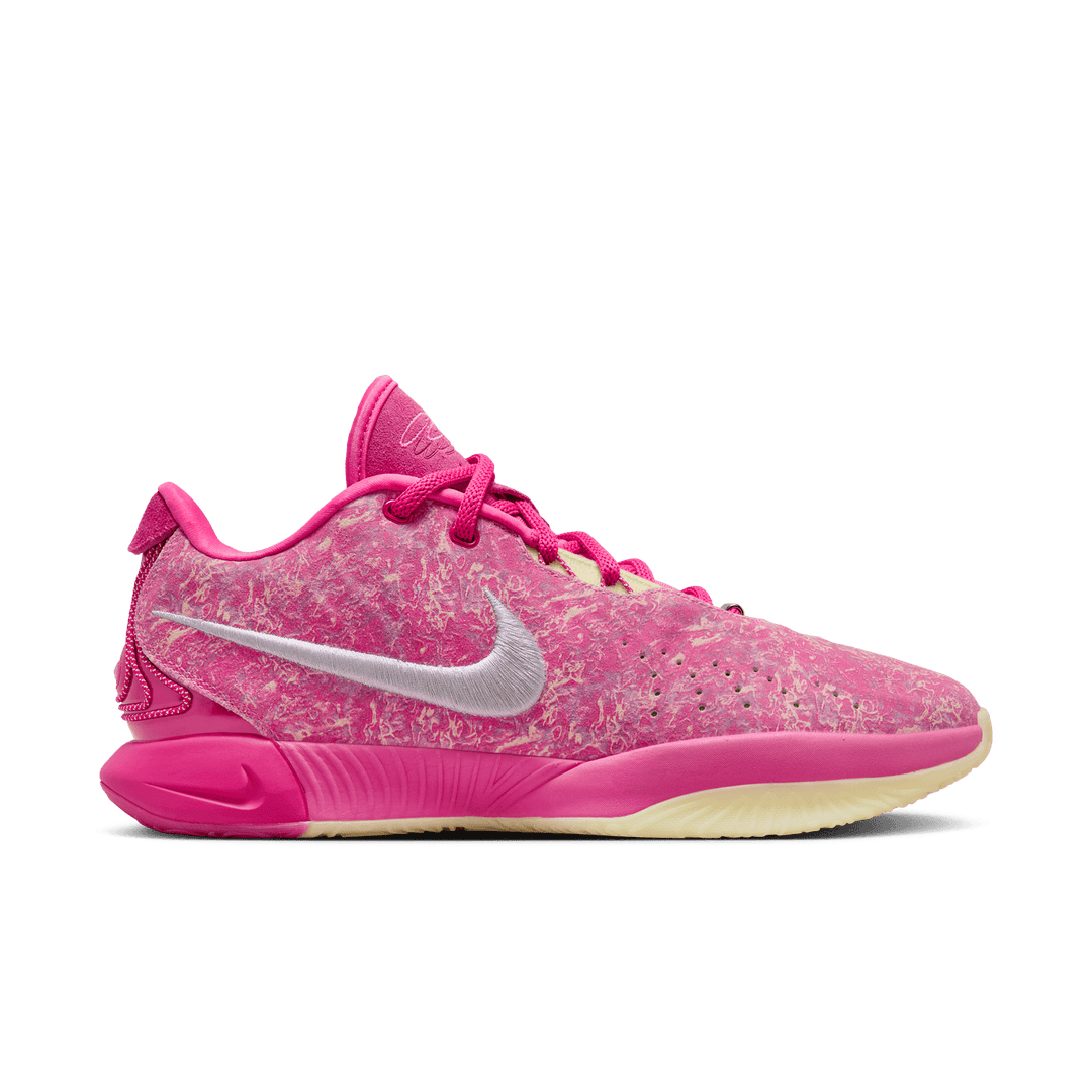 Lebron pink and white shop
