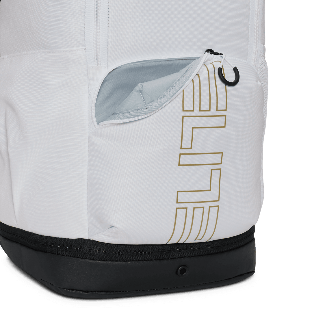Nike Varsity Elite Backpack 'White/Gold'