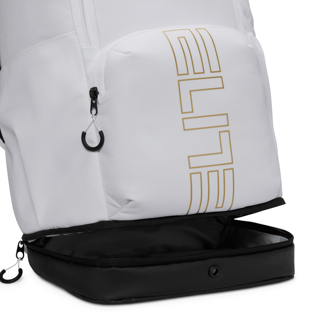 Nike Varsity Elite Backpack 'White/Gold'