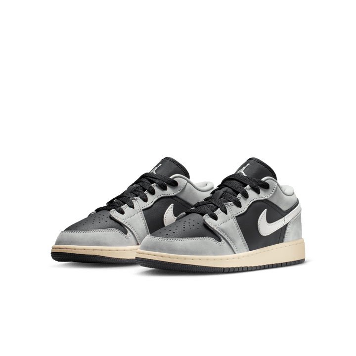 Air Jordan 1 Low SE 'Black/Smoke Grey' GS