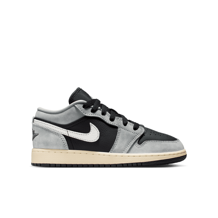 Air Jordan 1 Low SE 'Black/Smoke Grey' GS