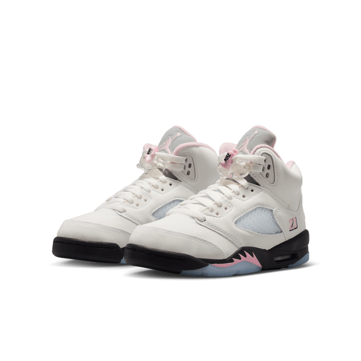 Air Jordan 5 Retro 'White/Soft Pink' GS