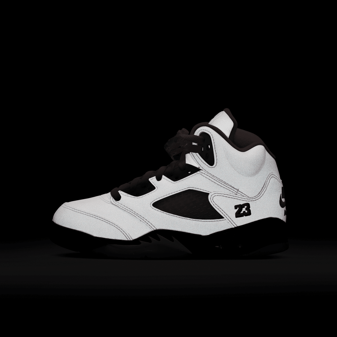 Air Jordan 5 Retro 'White/Soft Pink' GS