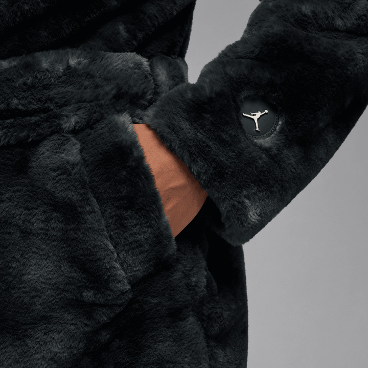Air Jordan Brooklyn Faux Fur Robe 'Thunder Grey'