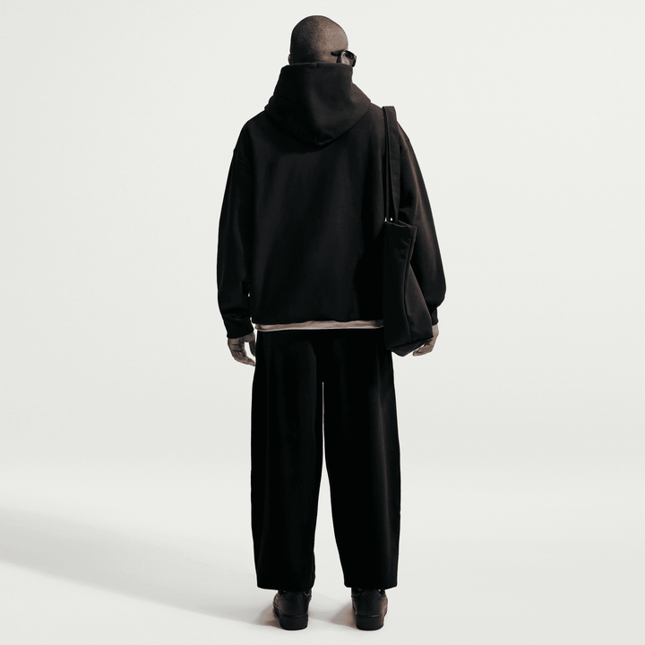 Nike Solo Swoosh Pullover Hoodie 'Black/White'