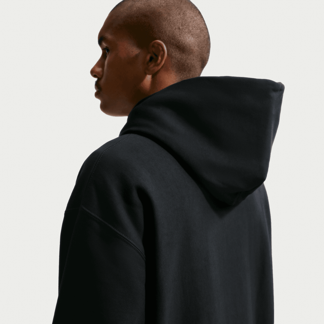 Nike Solo Swoosh Pullover Hoodie 'Black/White'