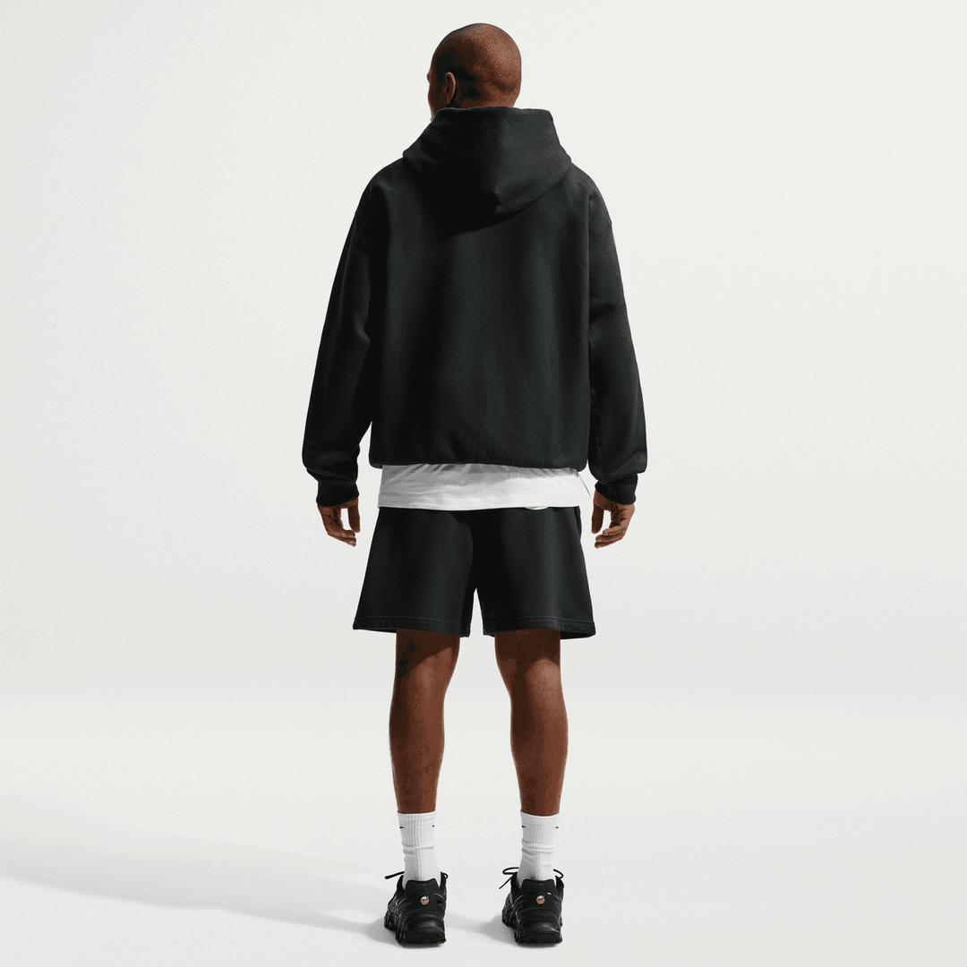 Nike Solo Swoosh Zip Up Hoodie 'Black/White'
