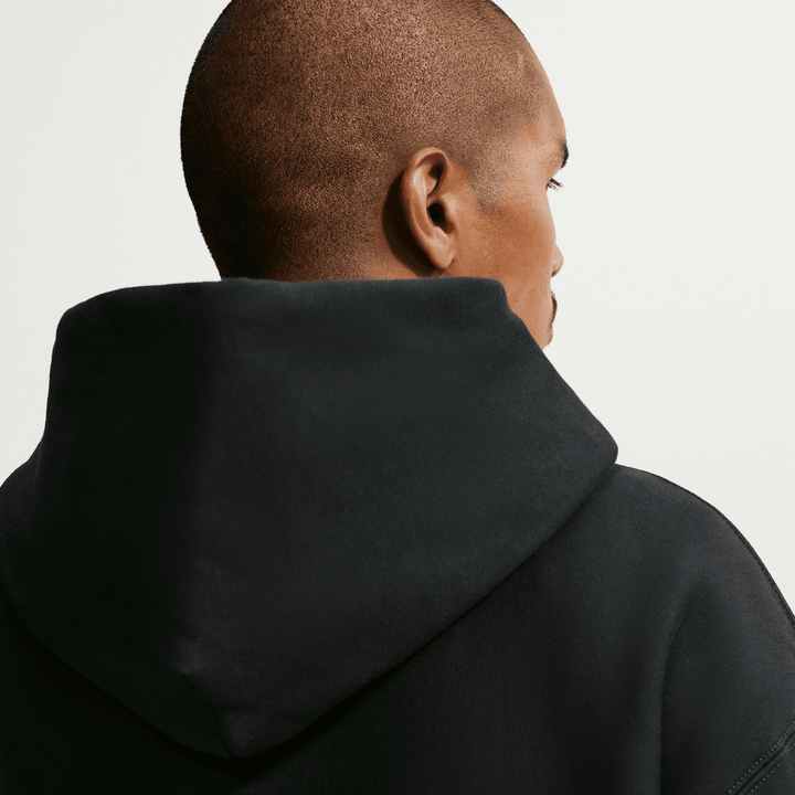 Nike Solo Swoosh Zip Up Hoodie 'Black/White'