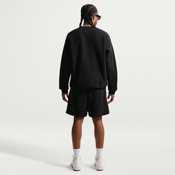 Nike Solo Swoosh Pullover Crew 'Black/White'