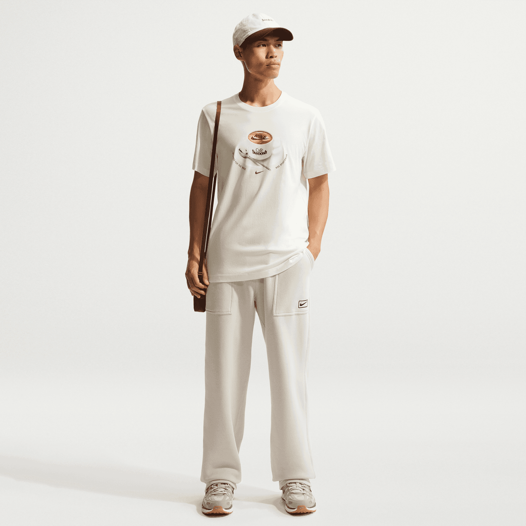 Nike Sportswear T-Shirt 'Cafe Swoosh/Sail'