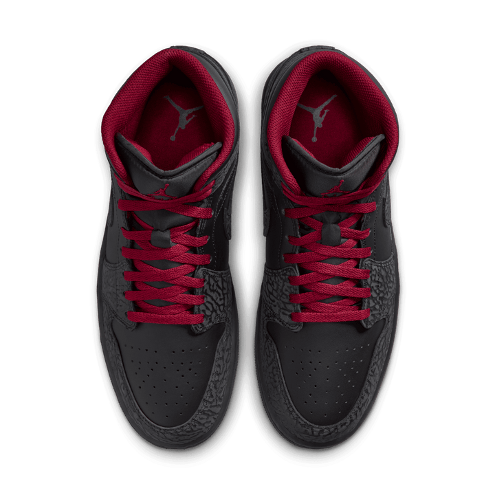 Air Jordan 1 Mid SE 'Black Elephant Print'