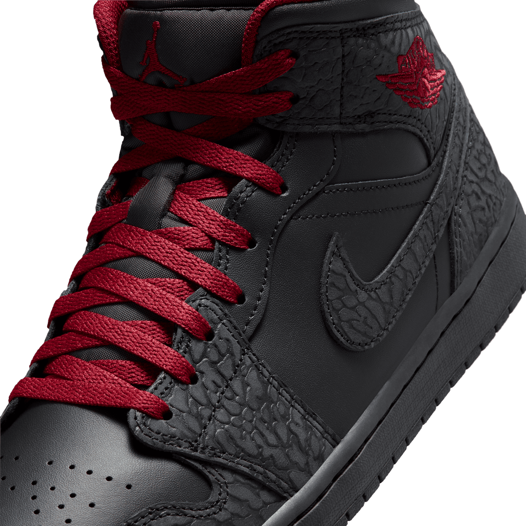 Air Jordan 1 Mid SE 'Black Elephant Print'