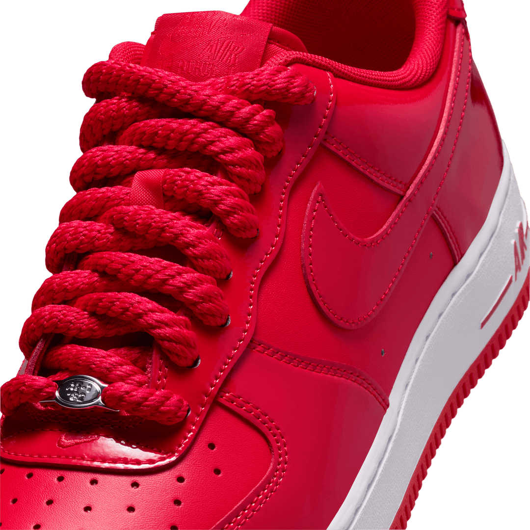 Nike Air Force 1 '07 LV8 Patent 'University Red'