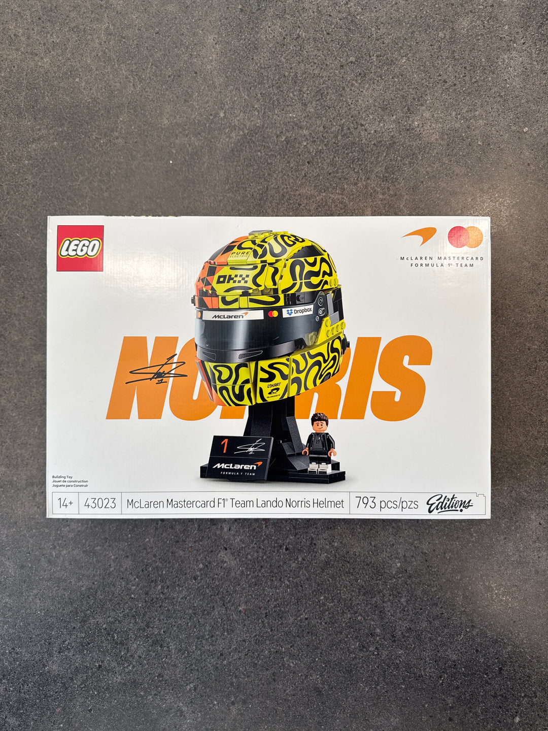LEGO® Editions McLaren Mastercard Oscar Lando Norris 43023