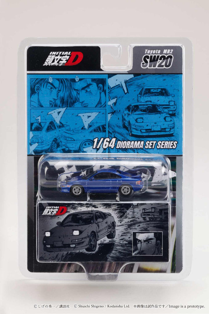 Hobby Japan - Pre-Order - JDM64 1/64 MAZDA RX-7 (FC3S) RedSuns Initial D Ryosuke Takahashi VS Kyoichi Sudou