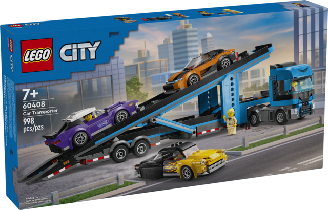 LEGO® City Car Transporter Truck with Sports Cars 60408