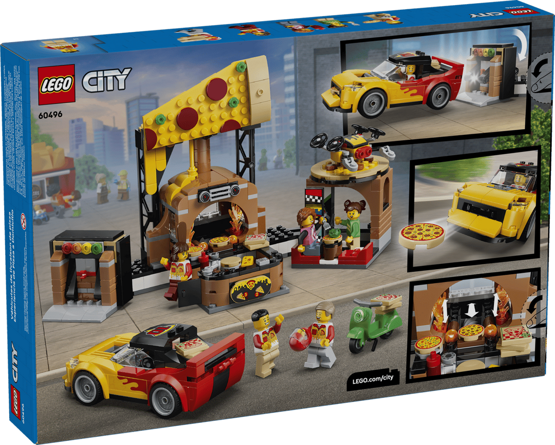 LEGO® City Pizza Delivery Experience with Vehicles 60496
