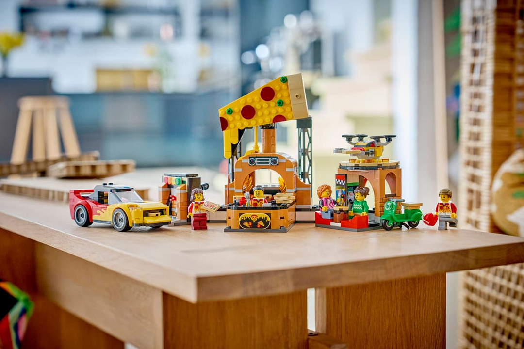 LEGO® City Pizza Delivery Experience with Vehicles 60496