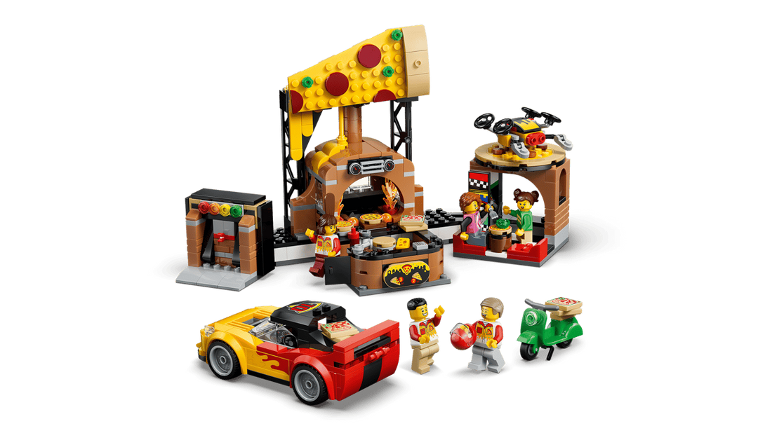 LEGO® City Pizza Delivery Experience with Vehicles 60496