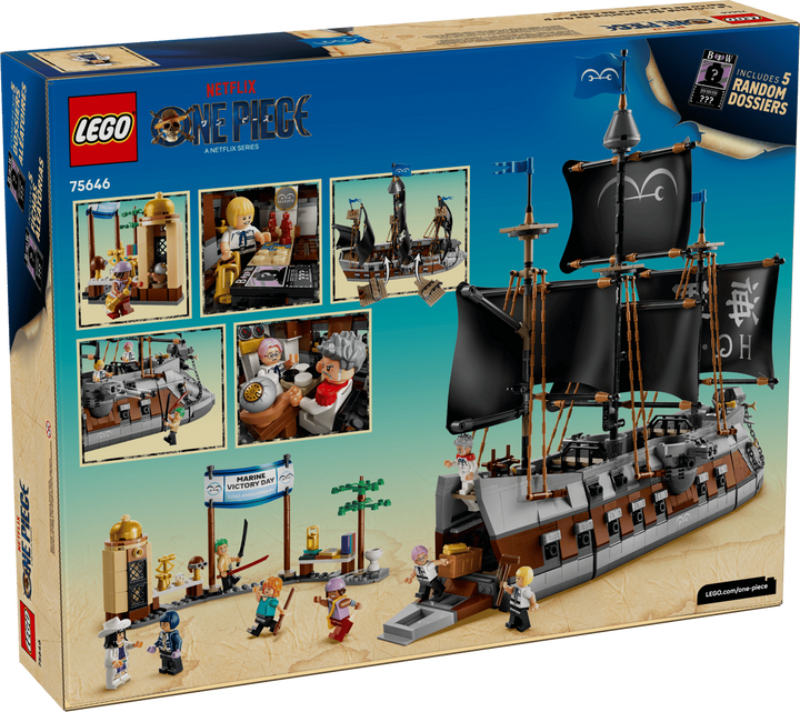 LEGO® One Piece Garp's Marine Battleship 75646