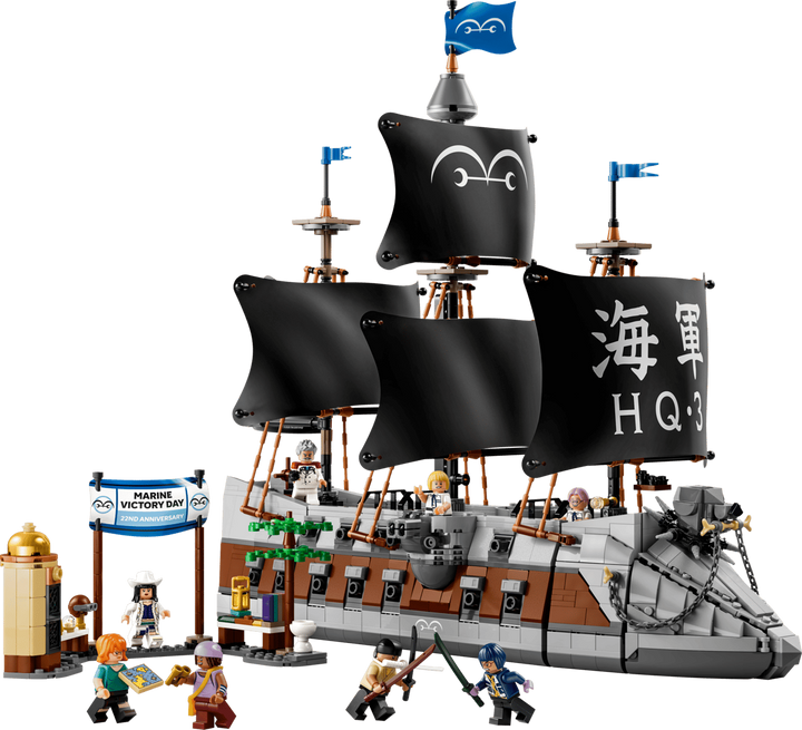 LEGO® One Piece Garp's Marine Battleship 75646