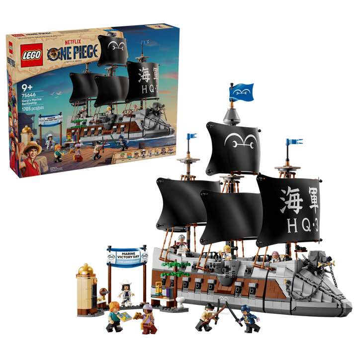 LEGO® One Piece Garp's Marine Battleship 75646