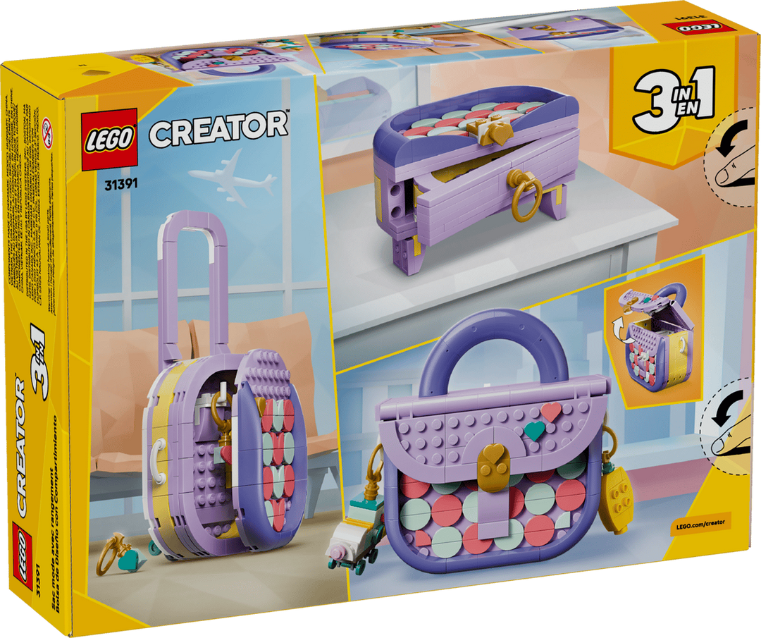 LEGO® Creator 3-in-1 Art Fashion Bag with Storage 31391