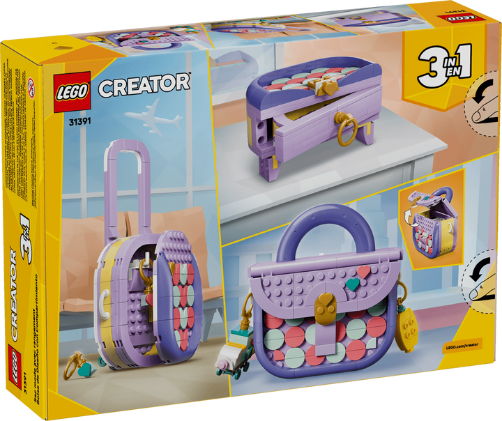 LEGO® Creator 3-in-1 Art Fashion Bag with Storage 31391