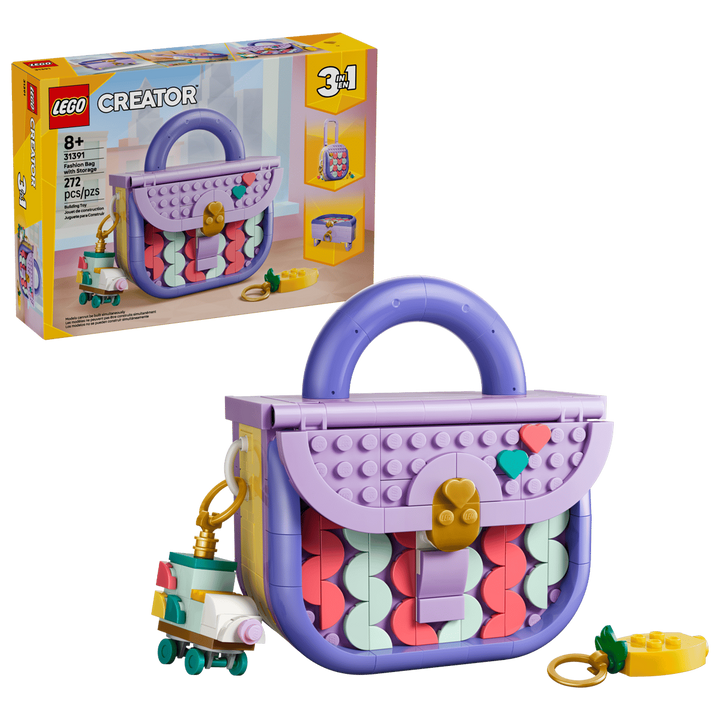 LEGO® Creator 3-in-1 Art Fashion Bag with Storage 31391