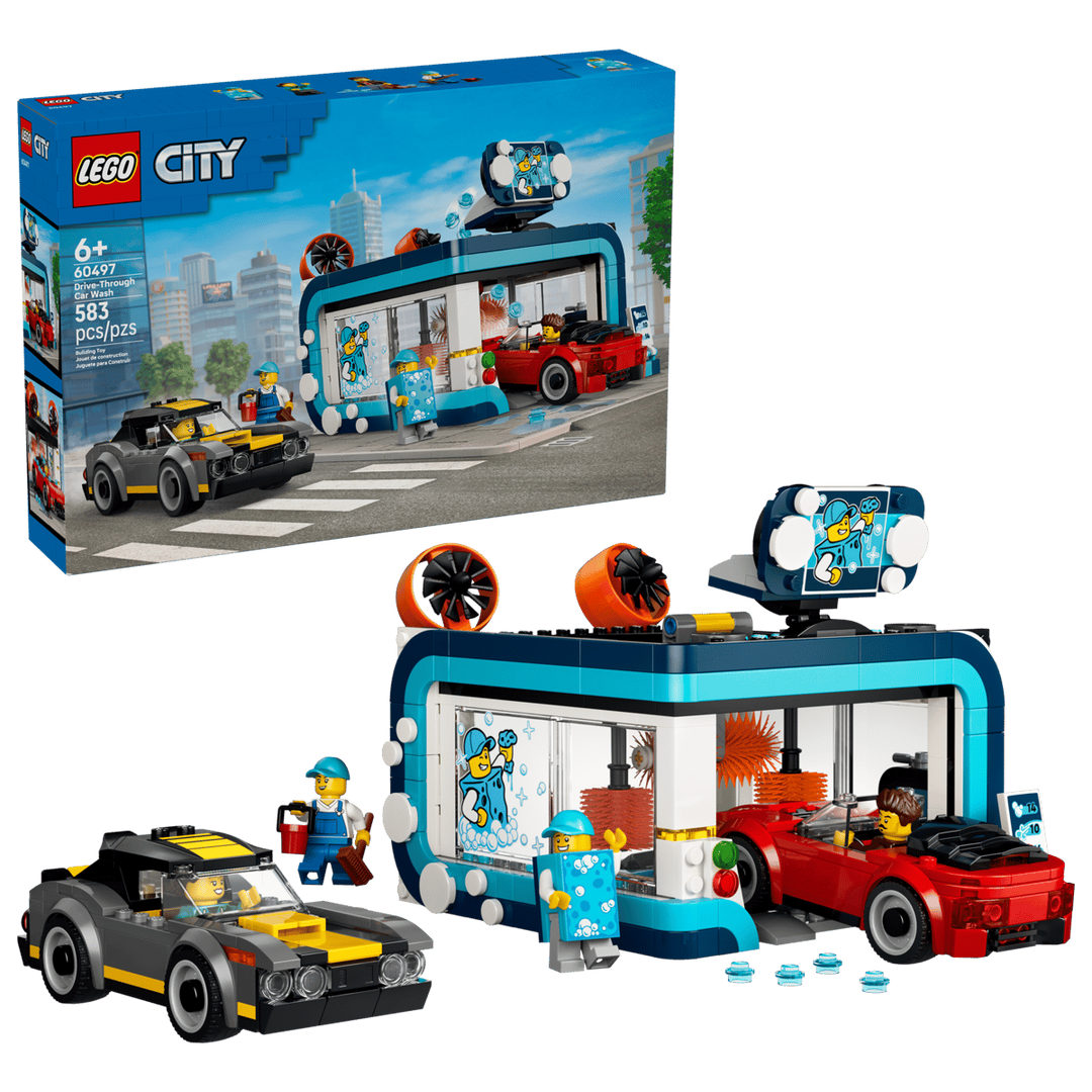LEGO® City Drive-Through Car Wash 60497