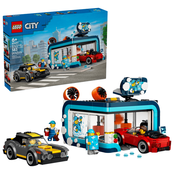 LEGO® City Drive-Through Car Wash 60497