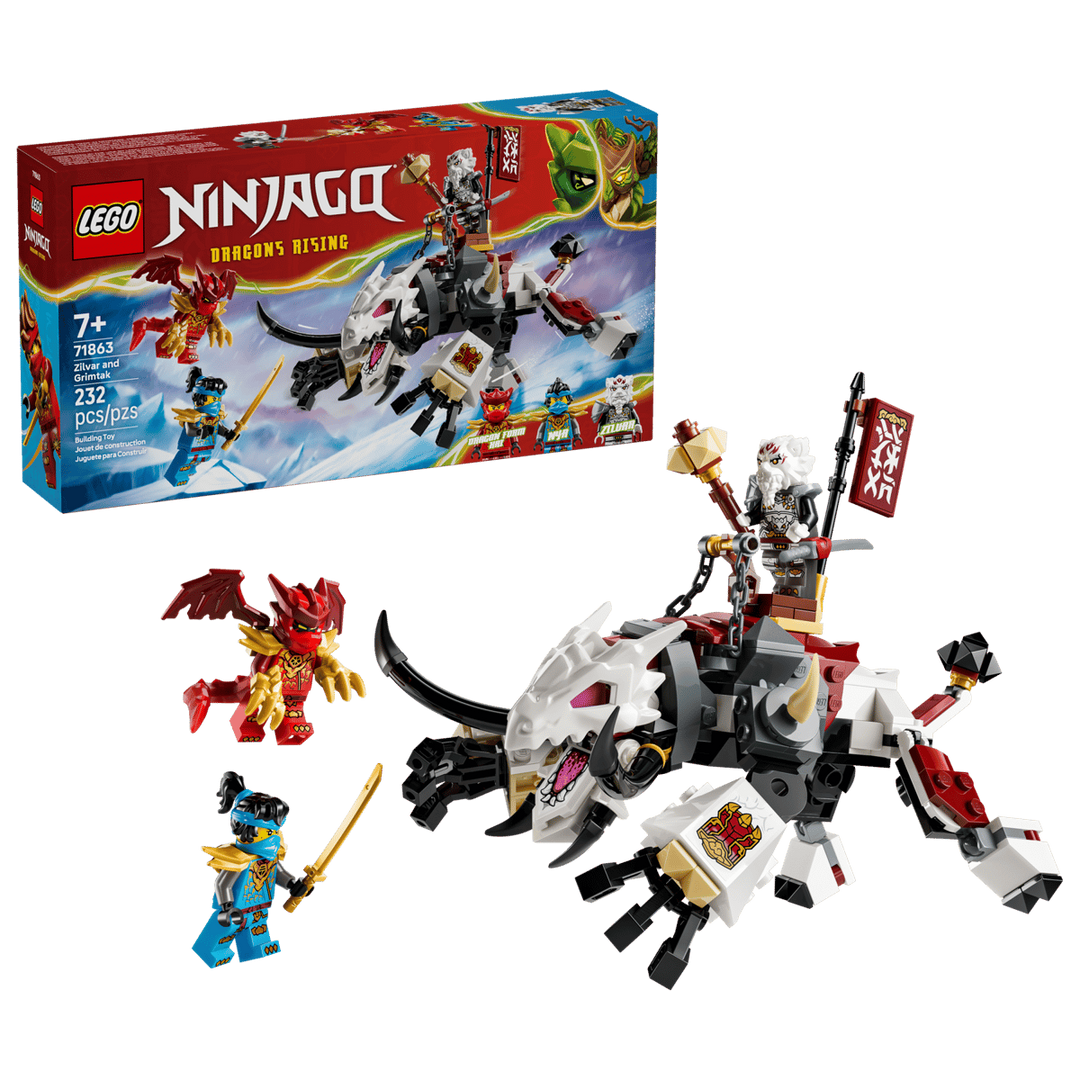 LEGO® NINJAGO® Zilvar and Grimtak the Dragon Beast 71863