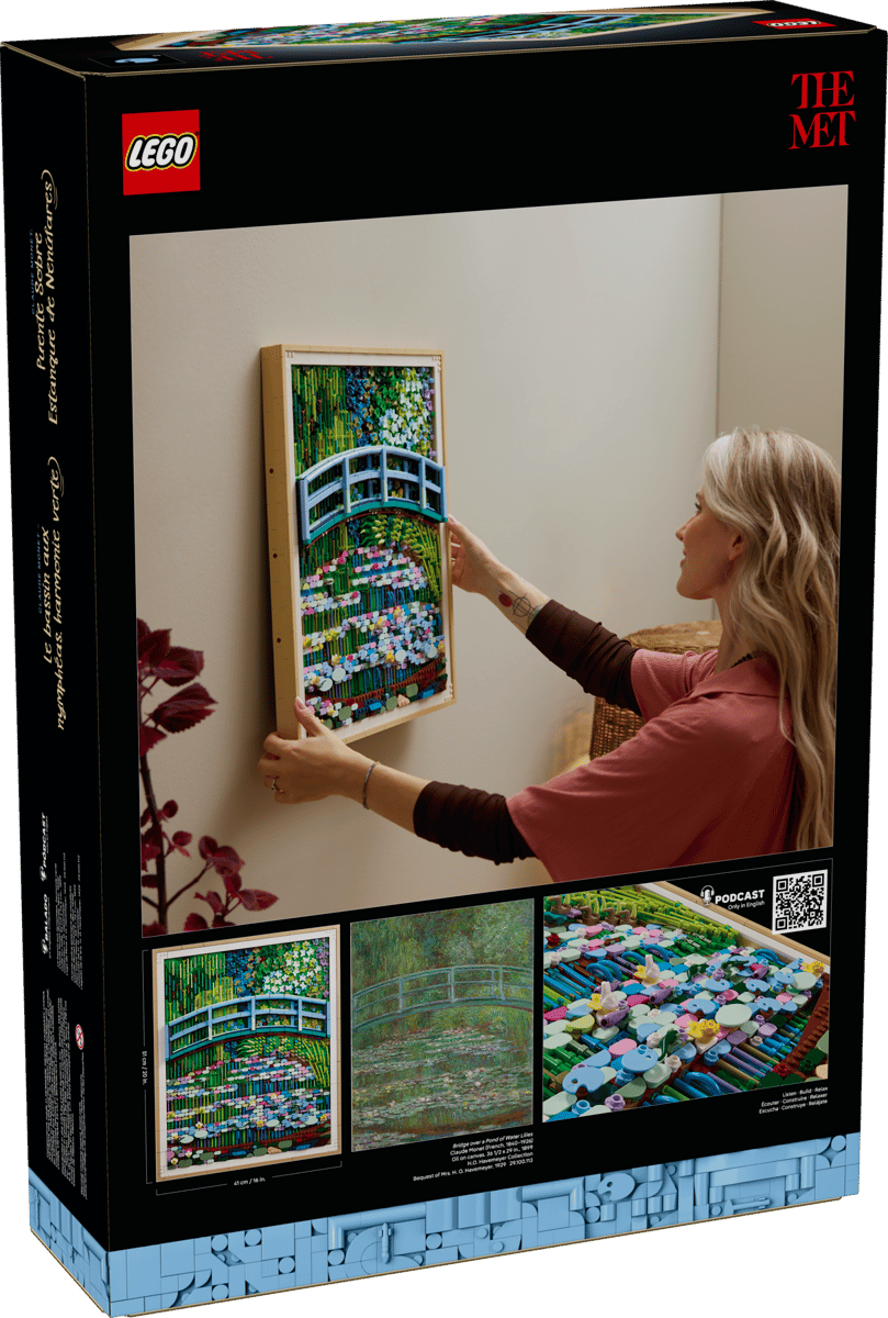 LEGO® Art Claude Monet – Bridge over a Pond of Water Lilies 31220