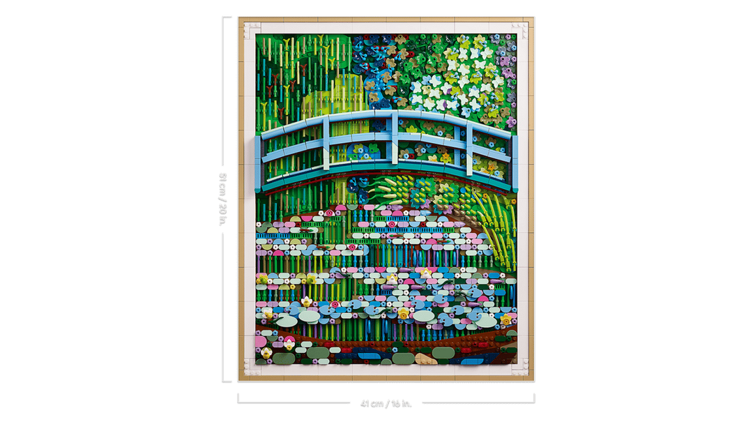 LEGO® Art Claude Monet – Bridge over a Pond of Water Lilies 31220