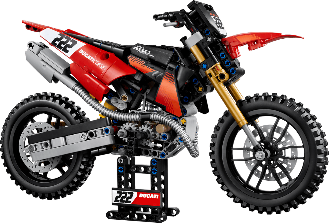 LEGO® Technic™ Ducati Desmo450 MX Factory Motorcycle 42238