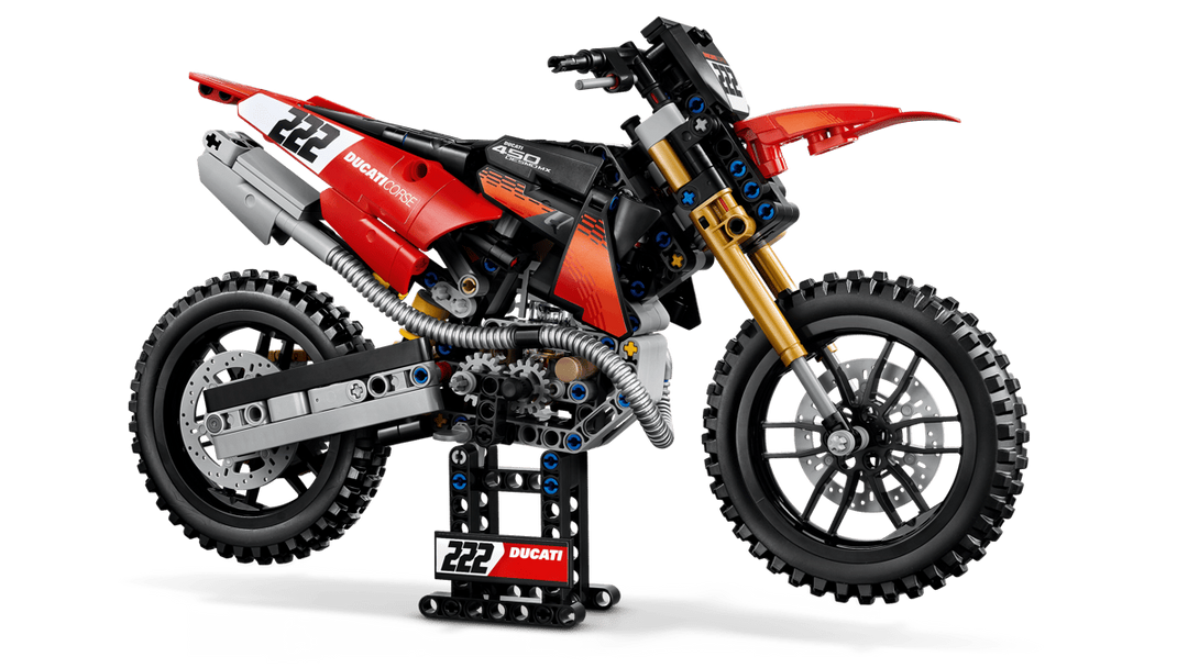LEGO® Technic™ Ducati Desmo450 MX Factory Motorcycle 42238