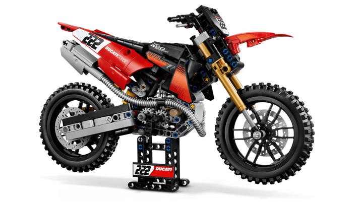 LEGO® Technic™ Ducati Desmo450 MX Factory Motorcycle 42238