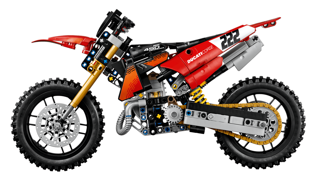 LEGO® Technic™ Ducati Desmo450 MX Factory Motorcycle 42238