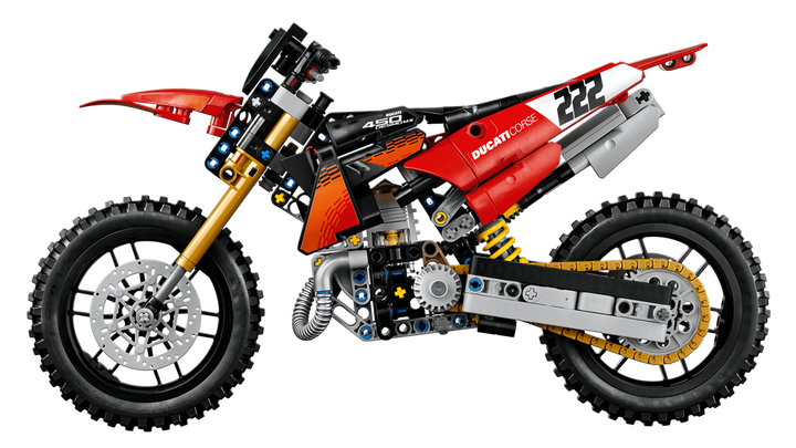 LEGO® Technic™ Ducati Desmo450 MX Factory Motorcycle 42238