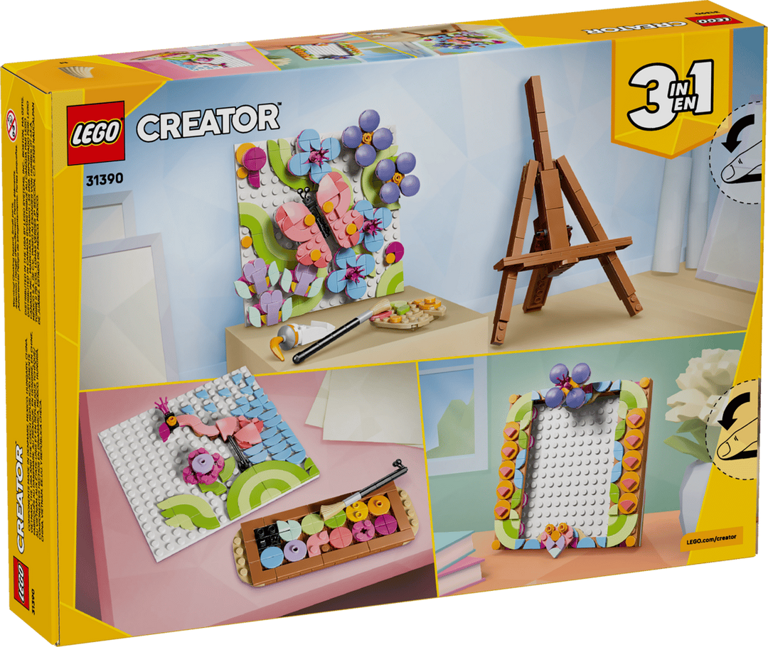 LEGO® Creator 3-in-1 Floral Art Decor Painting 31390