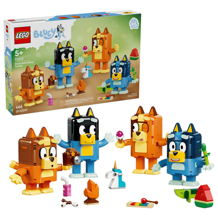 LEGO® DUPLO® Brick-Built Bluey Family 11217
