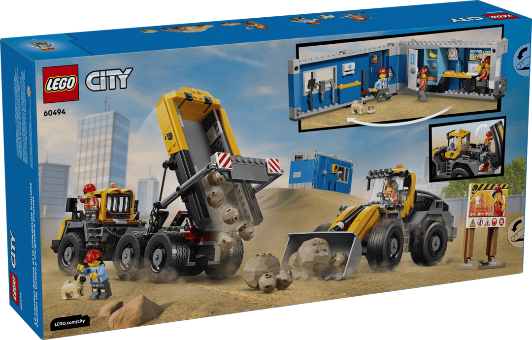 LEGO® City Dump Truck & Front End Loader 60494