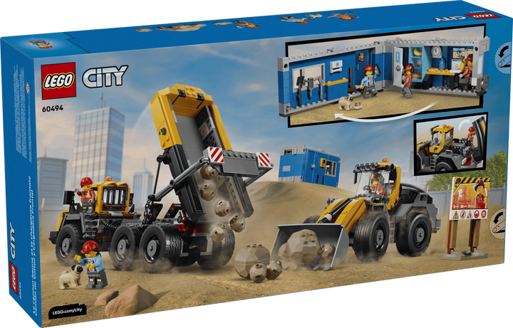 LEGO® City Dump Truck & Front End Loader 60494