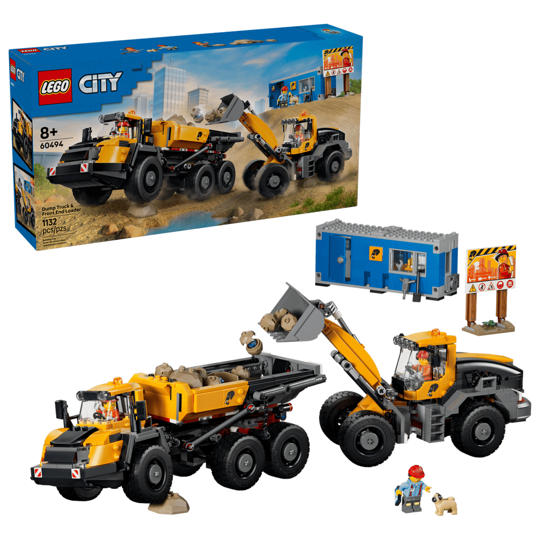 LEGO® City Dump Truck & Front End Loader 60494