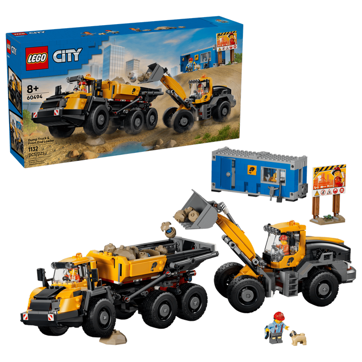 LEGO® City Dump Truck & Front End Loader 60494
