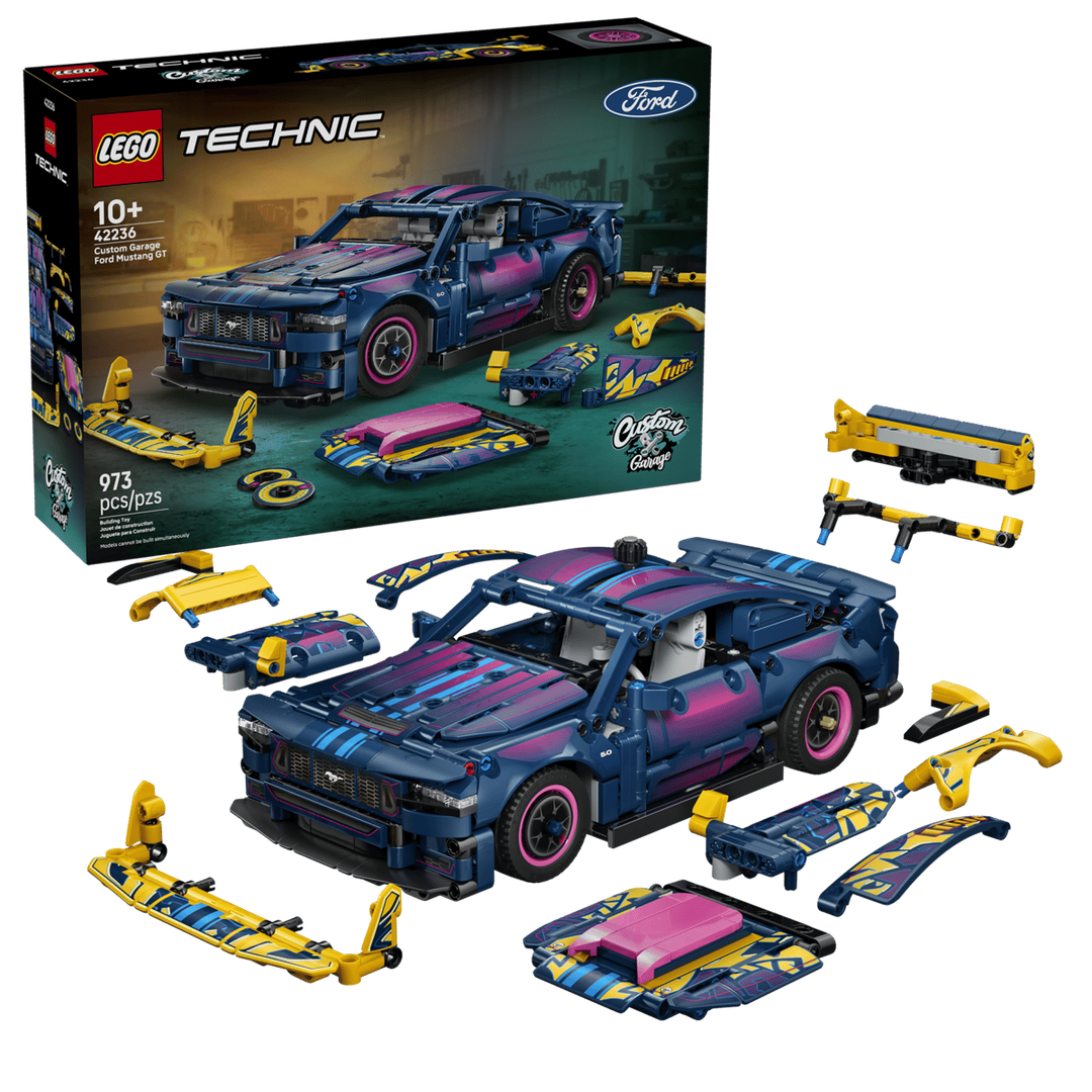 LEGO® Technic™ Custom Garage Ford Mustang GT Car 42236